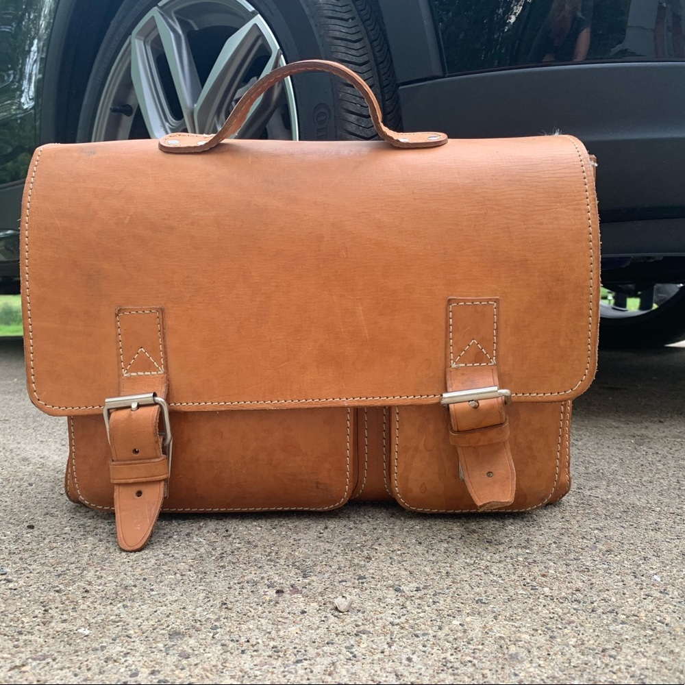 Vintage Leather Brief Case